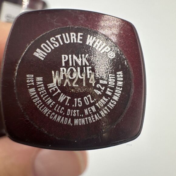 MAYBELLINE MOISTURE WHIP Lipstick #125FLU-290 PINK POUF - Picture 4 of 4